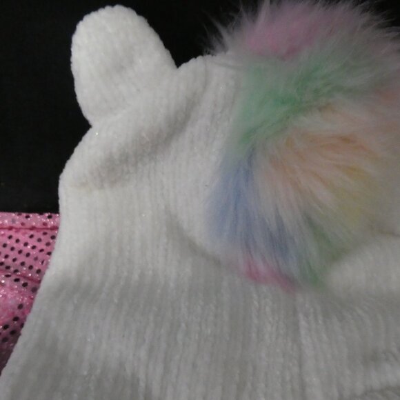CHILDREN'S PLACE | large - extra large ( l / xl ) 8+ | Chenille Unicorn Hat - Picture 6 of 12